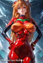 1girls ai_generated ass asuka_langley_sohryu belliora blue_eyes blush bodysuit breasts brown_hair close_mouth female from_behind full_body hi_res high_heels interface_headset large_breasts legs long_hair looking_at_viewer looking_frant medium_breasts neon_genesis_evangelion orange_hair outdoors pilot_suit plant plugsuit potted_plant red_bodysuit skin_tight solo souryuu_asuka_langley standing tongue tongue_out
