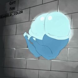 1girls adawndraws all_the_way_through anal anal_sex animated ass_bigger_than_head diphallism dumptruck_ass female ghost ghost_girl gif huge_cock hyper_penis nude penis spooky's_house_of_jump_scares spooky_(shojs)