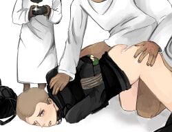 arabian arabian_male black_body blue_eyes brenton brenton_tarrant doggy_style gay_anal gay_sex islam male raped terrorist white_body