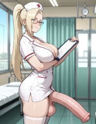 ai_generated futanari grapesss horsecock_futanari ino_yamanaka light-skinned_futanari naruto
