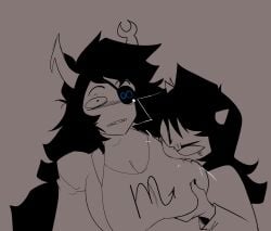 homestuck huge_breasts slugman_(artist) tagme terezi_pyrope vriska_serket