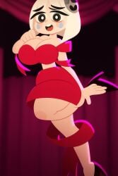 1girls gangle_(the_amazing_digital_circus) glitch_productions pochi_science rodriart the_amazing_digital_circus