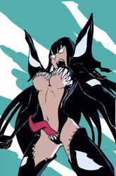female kill_la_kill kiryuuin_satsuki marvel marvel_comics powflip revealing_clothes she-venom symbiote tagme venom venom_(marvel)