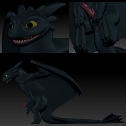 athus dragon dreamworks feral how_to_train_your_dragon male_only paramount_pictures tagme toothless