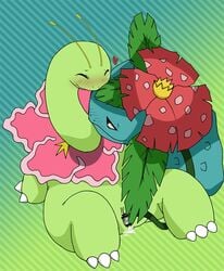 censored meganium nintendo pokémon_(species) pokemon pokemon_gsc pokemon_rgby tagme venusaur