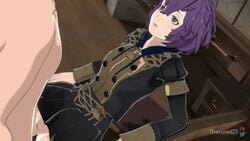 1girls 3d animated bernadetta_von_varley blowjob blush covering_face creampie cum cum_in_pussy cum_inside cum_leaking cute drooling embarrassed fellatio fire_emblem fire_emblem:_three_houses garreg_mach_monastery_uniform gray_eyes grey_eyes light-skinned_female light-skinned_male light_skin longer_than_30_seconds looking_at_penis looking_away looking_down nintendo on_back on_table oral overused23 purple_hair pussy saliva saliva_trail sex sfm short_hair shy solo_focus sound sound_edit table table_sex uncensored vaginal_penetration video