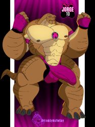 bara ben_10 fredbearnstwgay humungousaur jorge_10 male male_focus male_only mensextrix non-human solo_male vaxasaurian