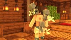 animated big_breasts blowjob_face blue_clothing breasts consent cubic_body cubic_breasts dinomeme face_fucking gangbang gray_hair huge_breasts milf minecraft moaning moaning_in_pleasure original original_character sound tagme titjob vaginal_penetration vex_(minecraft) video