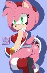 amy_rose female furry gatako_art sega sonic_(series)