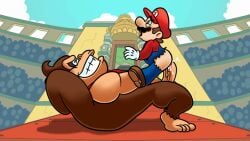 animated dk donkey_kong donkey_kong_(series) gay illumination_entertainment male male_only mario mario_(series) nintendo non-human only_male super_mario_bros. super_mario_bros._(2023_film) universal_studios yaoi