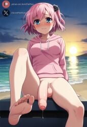 1futa ai_generated dickgirl feet futa_only futanari grisaia_(series) grisaia_no_kajitsu komine_sachi roxygtf