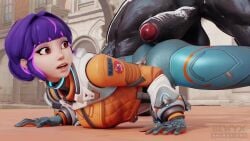 3d bewyx big_ass cum_in_pussy cumshot gaming juno_(overwatch) overwatch tagme venom_(marvel) video yoga_pants