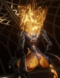 3d ass ass_shake ember_(warframe) ember_heirloom_(warframe) self_upload solo warframe