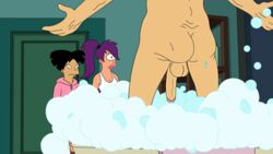 amy_wong animated big_penis futurama hubert_j_farnsworth male_focus old_man screenshot_edit turanga_leela