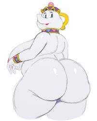 ass beauty_and_the_beast big_ass big_butt breasts completely_naked completely_nude completely_nude_female mrs._potts naked nude nude_female sssonic2 unsettling white_body