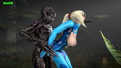 1girls 3d all_the_way_through anal anal_rape animated arm_grab big_breasts blonde_hair clothed_sex clothing crossover cum cumshot dicesfm doggy_style double_penetration female from_behind long_hair male metroid molded monster mp4 open_mouth oral penetration penis ponytail rape resident_evil samus_aran sarah_bryant scared short_playtime sound vicesfm video