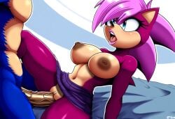 ai_generated ass blue_body breasts incest incest_(lore) magenta_fur male/female pink_hair sex sonia_the_hedgehog sonic_(series) sonic_the_hedgehog sonic_the_hedgehog_(series) sonic_underground straight veiny_penis