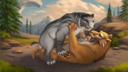 diego_(ice_age) ice_age_(series) ice_age_collision_course lynxgirl shira_(ice_age) tagme