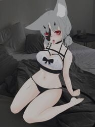 _pvp_vwv_owo_ alice_kaneko alice_luft big_boobs big_breasts big_waist boobs breasts breasts_out_of_clothes cute demon demon_fox demon_girl demon_horns demon_humanoid demon_tail grey grey_fox grey_hair horns horny horny_female hot kaneko kemono kitsune kumiho lingerie lingerie_only lingerie_under_clothes little_girl love lustful night night_sex opened_eyes opened_mouth scar scars sexy sexy_girl sexy_lingerie sweet tits ukraine ukrainian waist wet wet_pussy