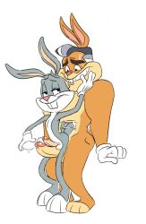 bugs_bunny cum cumshot duo ejaculation erection feet fur gay looney_tunes male male/male penis rabbit size_difference the_looney_tunes_show vein veiny_penis walter_bunny warner_brothers