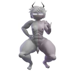 1boy 3d 3d_render 5_fingers 5_toes big_ass big_ass_(male) big_ass_cheeks big_butt black_nail_polish black_toenail_polish blender_(software) blender_eevee brat bratty dokki.doodlez feet femboy femboy_focus femboy_only fnf_mod fnf_mods friday_night_funkin fully_naked gay girly male male_only mid-fight_masses mid-fight_masses_(fnf_mod) mid_fight_masses middle_finger nail_polish naked naked_femboy naked_footwear naked_male nipples nude nude_femboy nude_male penis pose ruvgaming selever_(dokki.doodlez) solo squat squatting squatting_position teen teenage_boy teenager thick_thighs toenail_polish transparent_background white_body white_hair white_skin young young_boy young_male