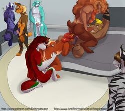 8boys anal anal_sex anilingus animal_ears anthro aqua_fur artist_name balls ballsack bara bartel beard blonde_hair blowjob body_fur boner braided_beard brown_fur brown_hair domination driftingdragon erection facial_hair faun fellatio fluffy_tail furaffinity_username furry furry_balls gay gay_sex green_eyes half-human hooves horns humanoid long_beard long_hair_male male male_only masculine mature_male muscles muscular_male mustache oral_sex orange_hair orgy patreon_username penis red_fur rimming satyr scrotum tail testicles veiny_penis white_fur