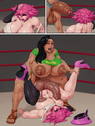 2futas :>= areolae big_breasts big_penis brazilian brazilian_futa breasts clothed clothing dark-skinned_futanari dark_skin duo erect_nipples erection final_fight foreskin fucked_silly futa_on_futa futa_only futanari huge_balls huge_breasts huge_cock human interracial laura_matsuda light-skinned_futanari light_skin mostly_nude muscles muscular muscular_futanari nipples pale_skin partially_retracted_foreskin penetration penis pent_up poison_(final_fight) rampage0118 sex street_fighter street_fighter_v tongue tongue_out uncut venus_body