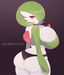 ass breasts breasts_bigger_than_head clarevoir female female_only gardevoir huge_breasts looking_at_viewer panties pokémon_(species) pokemon pokemon_(species) tagme underwear voluptuous