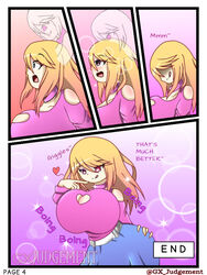 ass ass_expansion breast_expansion breasts cleavage comic female female_only ghost ghost_girl huge_ass huge_breasts original original_character possession thegxjudgement thick_thighs