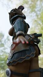 3d 3d_(artwork) apex_legends armor ass big_ass bottomless breasts curvaceous curvy fat_ass haute_hoplite_loba italessio27 large_ass loba loba_(apex_legends) narrow_waist rear_view round_ass skimpy skimpy_clothes thick thick_ass thick_thighs topless voluptuous wide_hips