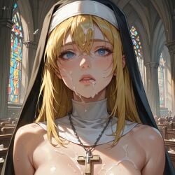 1girls ai ai_generated alluring angelic anime_style anomaly apostle bewitching black_veil blonde_female blonde_hair blonde_hair_female blue_eyes captivating chain christian_cross church convention covered_in_cum cross cross_necklace cum cum_on_breasts cum_on_face curvy curvy_body curvy_female curvy_figure cute cute_face divine divine_slut drinking_cum eating_cum enchanting epon_clef eye_contact female female_monks femme_fatale femsub fetish front_view girl hair haunting hypnosis idol irresistible light-skinned_female light_skin looking_at_viewer love medium_breasts mesmerizing mind_control monster_girl mythological_creature nude_female nun otherworldly pale pale-skinned_female pale_skin parody partial_female pendant petite petite_body pink_lips possession prey redphoenix_ religion religious religious_clothing sacrifice scp-166 scp-166-arc scp_foundation seductive short_female shoulder_length_hair siren sister solemn solo solo_female solo_focus stomach submissive_female succubus tempting tender topless unaware_hypnosis veil very_long_hair very_long_hair_female victim voluptuous voluptuous_female vulnerable wall wanting_sex young young_female young_woman