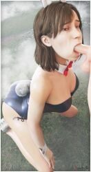 3d alternate_version angela_orosco angela_orosco_(remake) ass big_ass blowjob blowjob_face bottomless bunny_costume bunny_ears bunny_ears_(cosmetic) bunny_ears_headband bunny_girl bunny_suit bunny_tail bunnysuit curvy curvy_figure fellatio hips joshiensfw konami large_ass light_skin low-angle_view oiled_ass oiled_body oiled_skin oiled_up silent_hill silent_hill_2 silent_hill_2_remake sucking_cock sucking_off sucking_penis sweater sweater_only sweaty_ass sweaty_body sweaty_legs sweaty_thighs team_silent