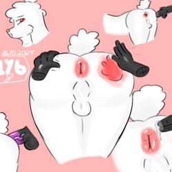 anthro ass bunny femboy fingering furry furry_femboy gay rabbit