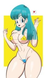 1girls bulma_briefs bulma_briefs carloshuaiquil dragon_ball female solo solo_female tagme