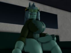 3d bottomless bottomless_futanari cock couch dickgirl goofylookin large_breasts large_female large_futanari large_thighs larger_male looking_at_viewer lucia_(goofy_lookin) massive_balls penis_focus roblox scar_across_eye sitting sitting_on_couch sleeping_mask solo_futa taller_futanari testicle_peek thick_thighs thunder_thighs window