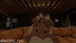 big_ass big_breasts electric_ryu female lopunny pokemon pokemon_(species) vrchat vrchat_avatar