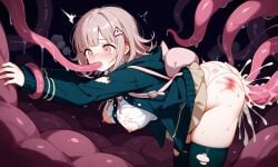 ai_generated danganronpa_2:_goodbye_despair nanami_chiaki tentacle_rape