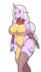 1futa absurd_res big_breasts big_bulge big_penis blush bored breasts bulge clothed clothing curvy_figure dress erection eyebrow_through_hair eyebrows futa_only futanari genitals hair half-erect hi_res horn horned_humanoid humanoid humanoid_pointy_ears intersex league_of_legends mostly_clothed navel pelvic_curtain penis pmstar purple_body purple_skin riot_games skindentation solo soraka standing tattoo thick_thighs thong translucent translucent_hair underwear video_games wide_hips yellow_eyes