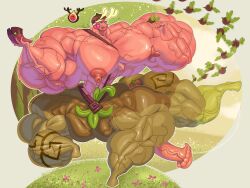 big_areola big_ass big_breasts big_nipples big_thighs cookie_run cookie_run_kingdom cookie_run_ovenbreak fig_cookie hyper hyper_muscles large_areolae large_ass large_breasts large_thighs nonbinary taur