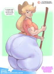 1female 1girls applejack_(mlp) ass ass big_ass big_booty big_butt blonde_female blonde_hair blonde_hair booty cuddlecore dat_ass dat_butt fat_ass fat_booty fat_butt female female female_focus female_only huge_ass huge_booty huge_butt jeans large_ass large_booty large_butt massive_ass massive_booty massive_butt muscular_arms my_little_pony tagme text thick_thighs thighs tight_clothing tight_jeans tight_pants