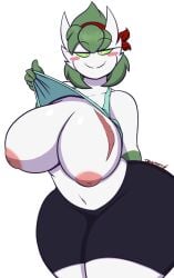 alex(dewwydartz) big_breasts breasts cleavage dewwydarts dewwydartz female gardevoir huge_breasts nipples pokemon pokemon_(species) tagme thick_thighs wide_hips