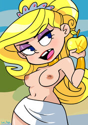 blonde_hair buckteeth busty cartoon_network eris_(billy_and_mandy) female female_focus female_only golden_apple hourglass_figure lee_tape tagme the_grim_adventures_of_billy_and_mandy wide_hips