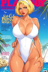beach blonde_female blonde_hair blue_eyes emma_frost emma_frost_(marvel_rivals) hellfire_club milf older_female sunny x-men