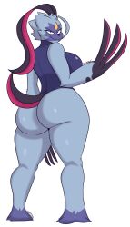 big_ass big_breasts breasts bubble_butt dewwydarts dewwydartz female huge_ass natasha_(dewwydartz) pokémon_(species) pokemon pokemon pokemon_(species) sneasler thick_thighs wide_hips