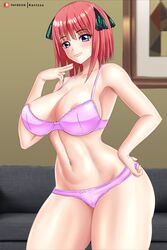 nakano nino from go-toubun no hanayome by kactzzu