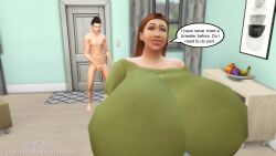 1girl1boy 3d big_breasts big_breasts big_breasts big_lips breeder breeding breeding_kink caption chubby chubby_female comic comic_page english english_text gigantic_boobs gigantic_breasts gigantic_tits ginger_hair huge_boobs huge_breasts huge_breasts kristopher_trent(sim_doe) long_hair massive_boobs massive_breasts massive_tits masturbating masturbation naked naked_male nude nude_male original_characters racheal_gigatits(sim_doe) sim_doe sims sims4 sims_4 speech_bubble speech_bubbles the_sims the_sims_4