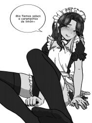 comic_page feet femboy foot_fetish maid maid_uniform male tagme