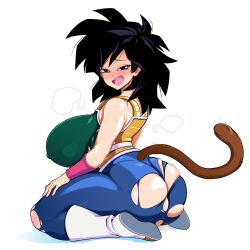 1girls alternate_breast_size alternate_version_available ass big_ass big_breasts black_hair body_writing bodysuit boots breasts bunkwizard dragon_ball dragon_ball_z eye_contact female gine large_breasts long_hair looking_at_viewer massive_breasts milf mother ripped_bodysuit ripped_clothing saiyan tail thick_thighs