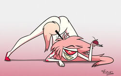 1girls ass big_ass breasts busty cherri_bomb curvy cute cyclops demon demon_girl female hazbin_hotel huge_ass jack-o_pose looking_at_viewer naked naughtymex nude open_mouth pink_hair smile smiling_at_viewer smooth_skin solo solo_focus thick_thighs white_skin wide_hips