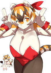 :3 absurd_res amber_eyes anthro arknights aspirindabaitu big_breasts black_body breast_play breasts bunny_costume closed_eyes clothing costume duo felid female fur genitals hair heart hi_res hypergryph lagomorph looking_at_viewer male male/female mammal multicolored_body multicolored_fur multicolored_hair mx99926 orange_body orange_fur orange_hair paizuri pantherine pantherine_humanoid penis sex simple_background smile solo solo_focus studio_montagne tiger titjob video_games waai_fu_(arknights) white_background white_body white_fur white_hair